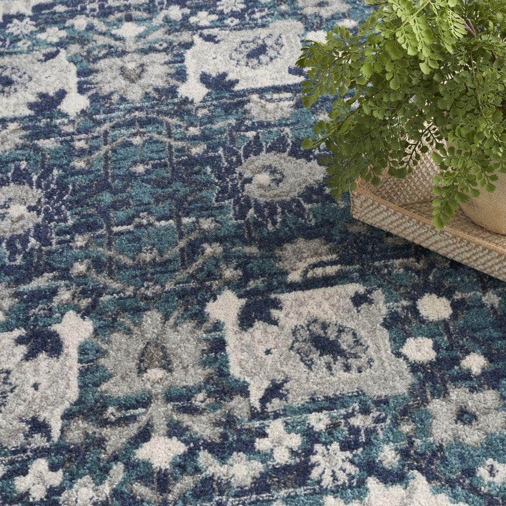 Passion PSN03 Ivory Blue Rug #color_ivory blue