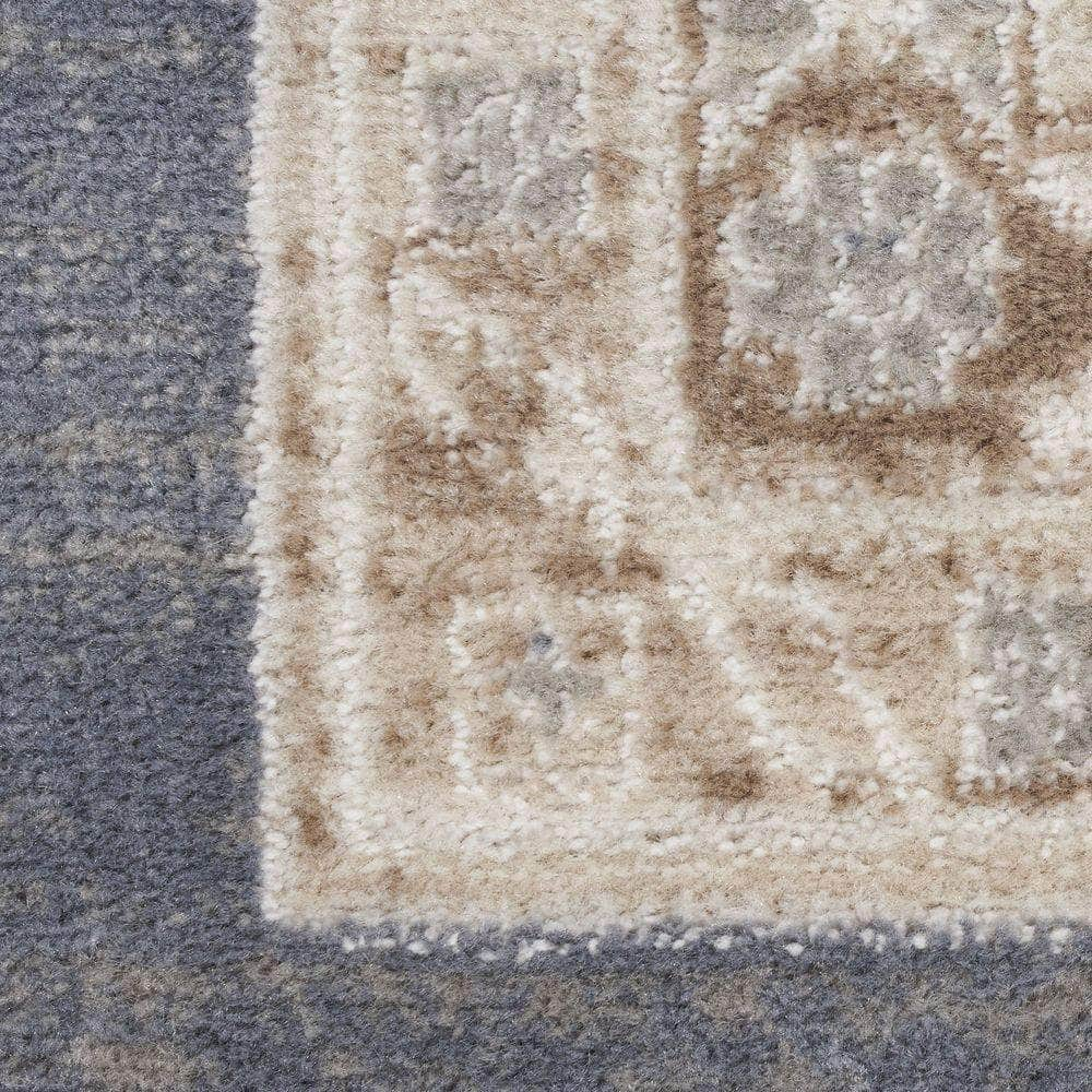 Serenity Home SRH01 Ivory Blue Rug #color_ivory blue