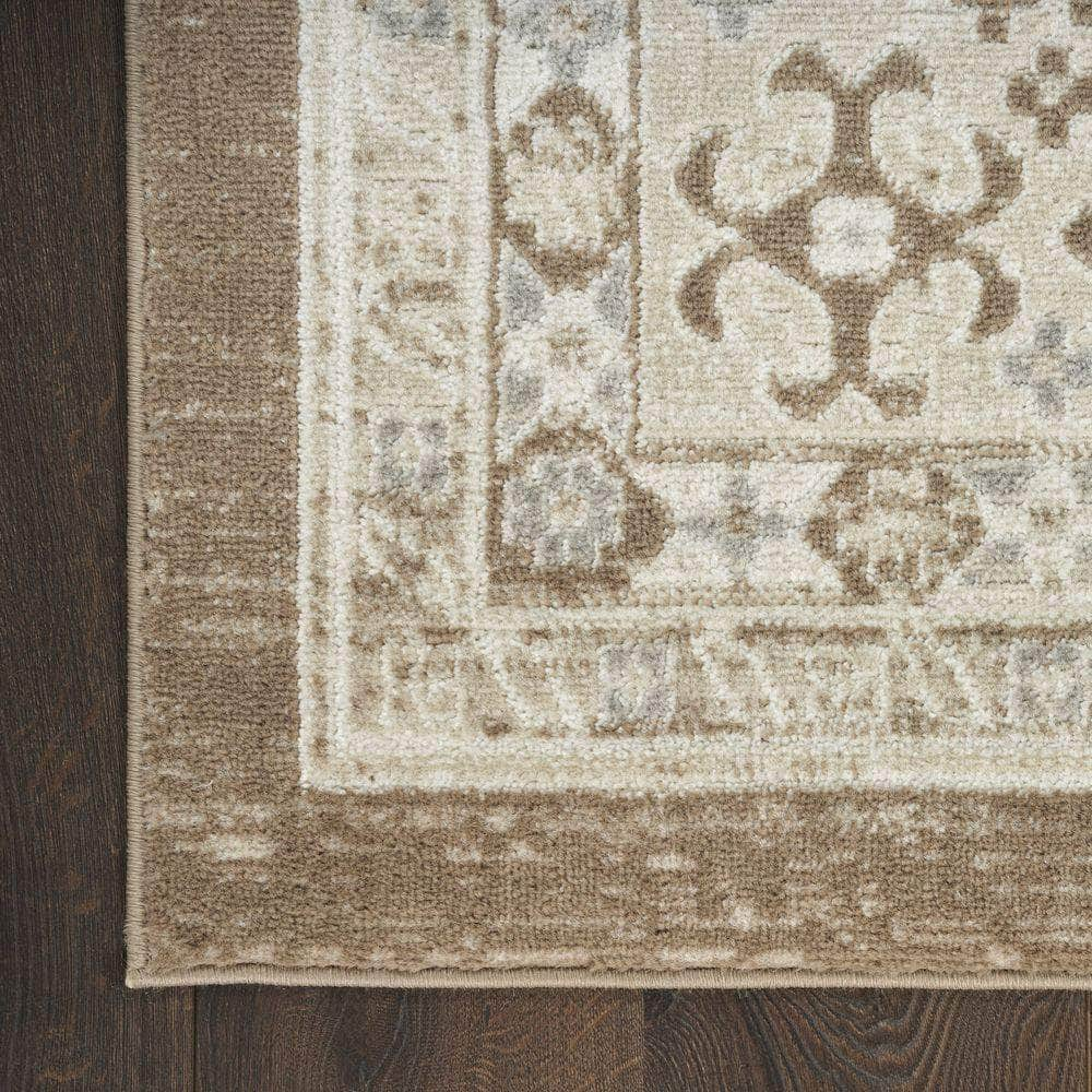 Serenity Home SRH01 Ivory Mocha Rug #color_ivory mocha