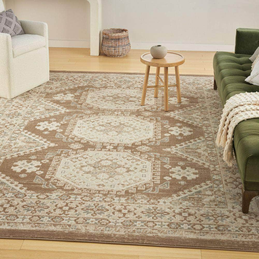 Serenity Home SRH01 Ivory Mocha Rug #color_ivory mocha