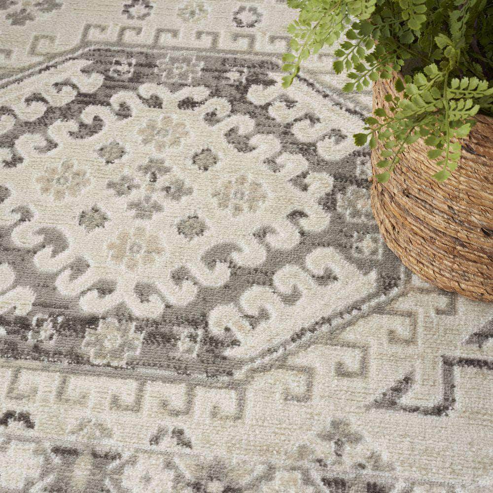 Serenity Home SRH01 Ivory Grey Rug #color_ivory grey