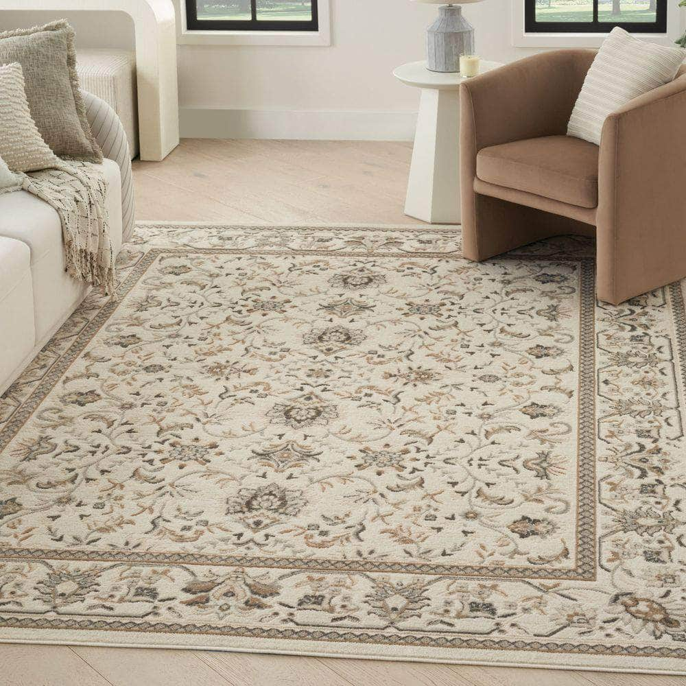 Serenity Home SRH02 Ivory Mocha Rug #color_ivory mocha