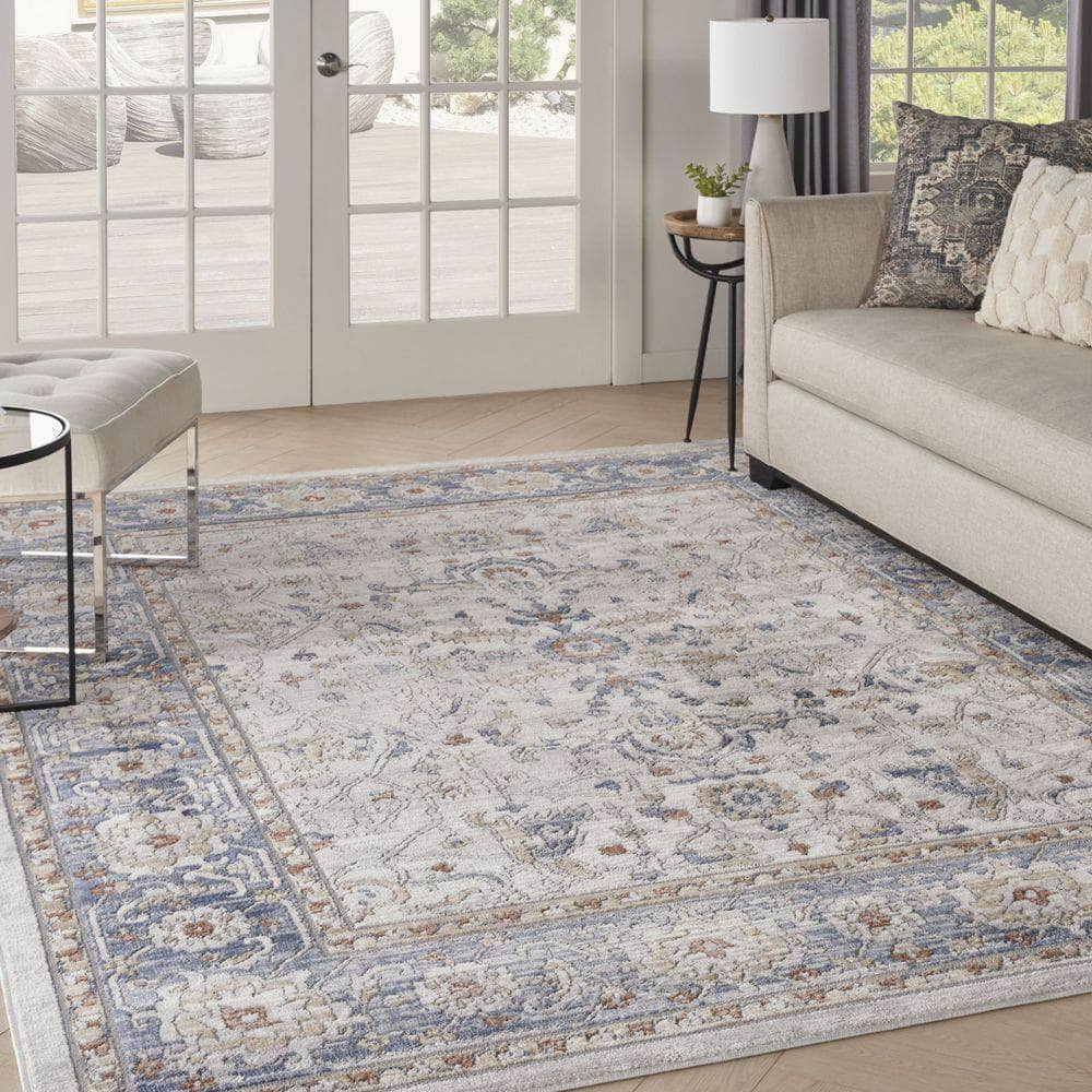 Series 4 SR402 Cream Blue Rug #color_cream blue