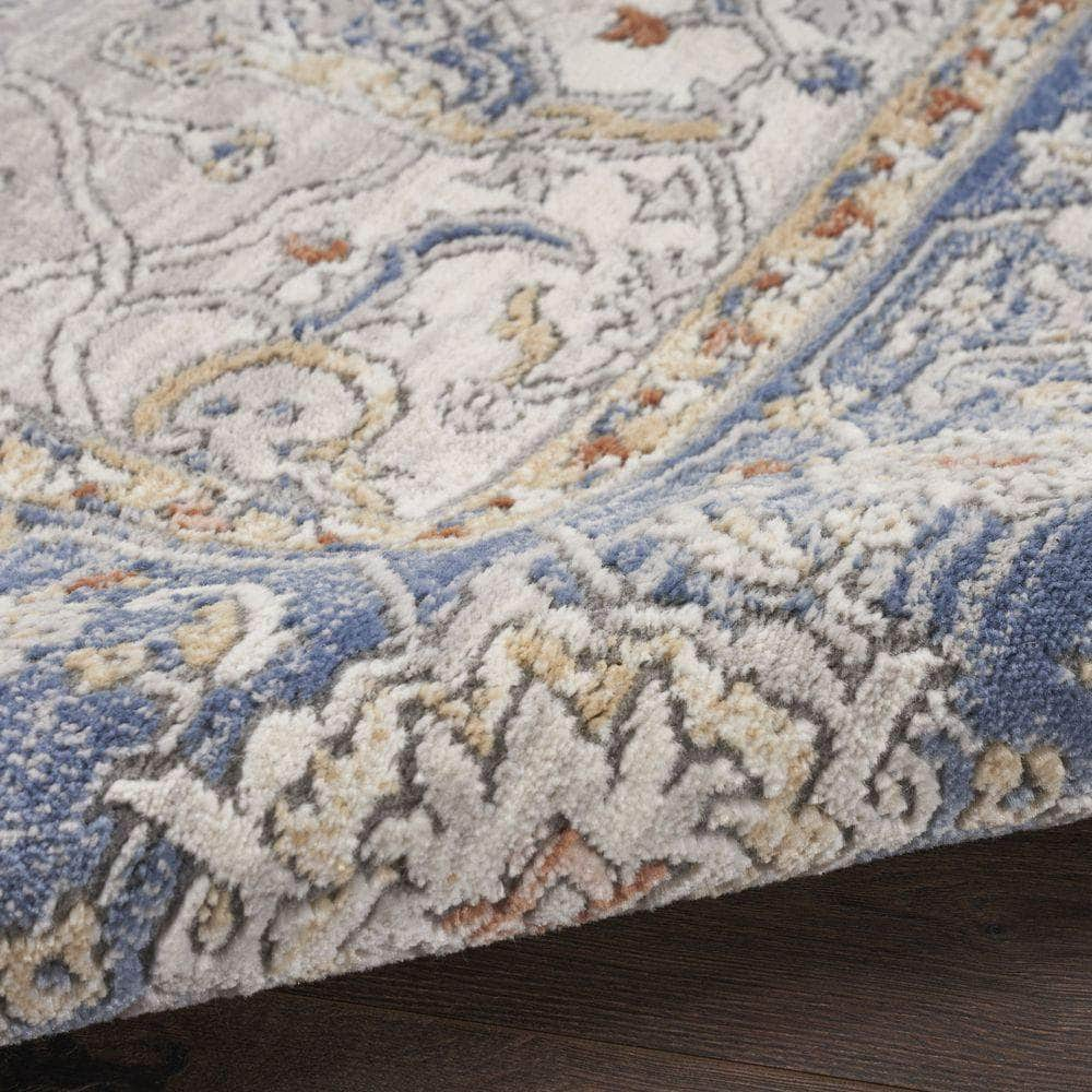 Series 4 SR402 Cream Blue Rug #color_cream blue