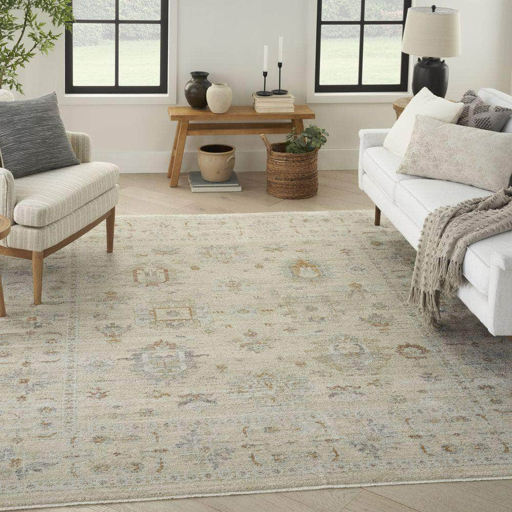 Traditional Home TRH01 Ivory Beige Rug #color_ivory beige