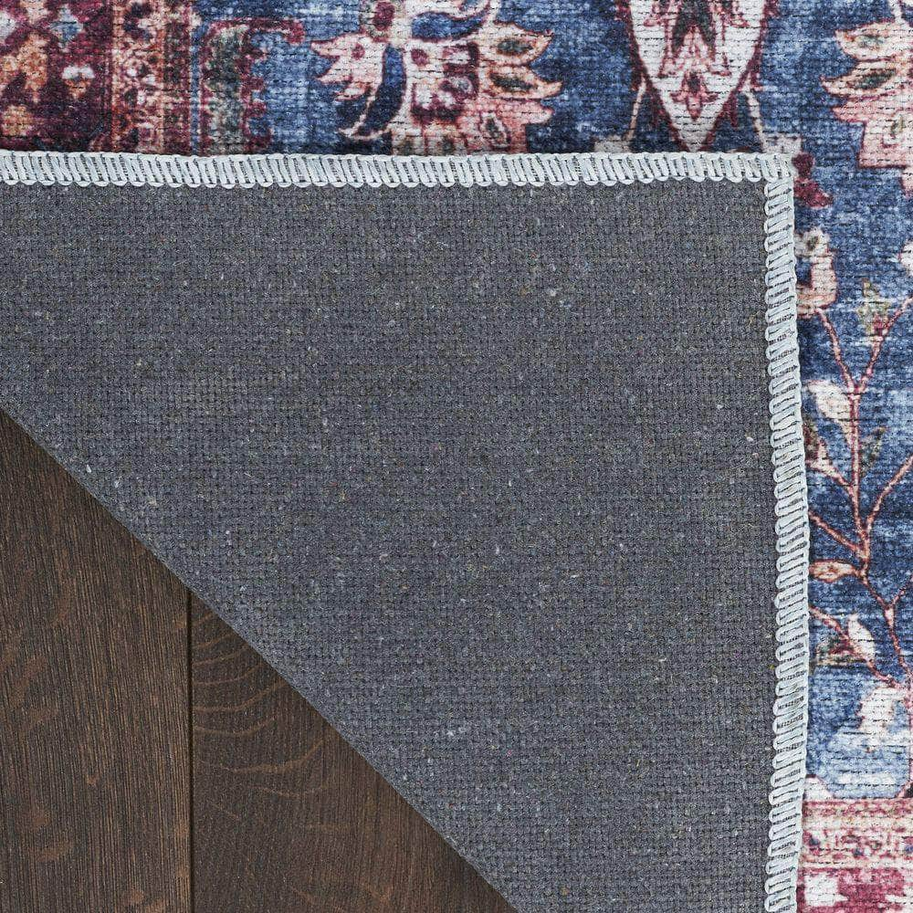 Brilliance Machine Washable WSB06 Blue Brick Rugs #color_blue brick