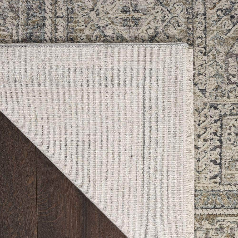 Nyle NYE01 Ivory Grey Blue Rugs #color_ivory grey blue