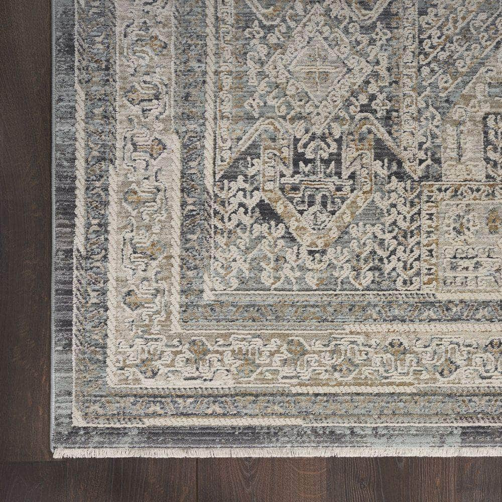 Nyle NYE01 Ivory Charcoal Rugs #color_ivory charcoal