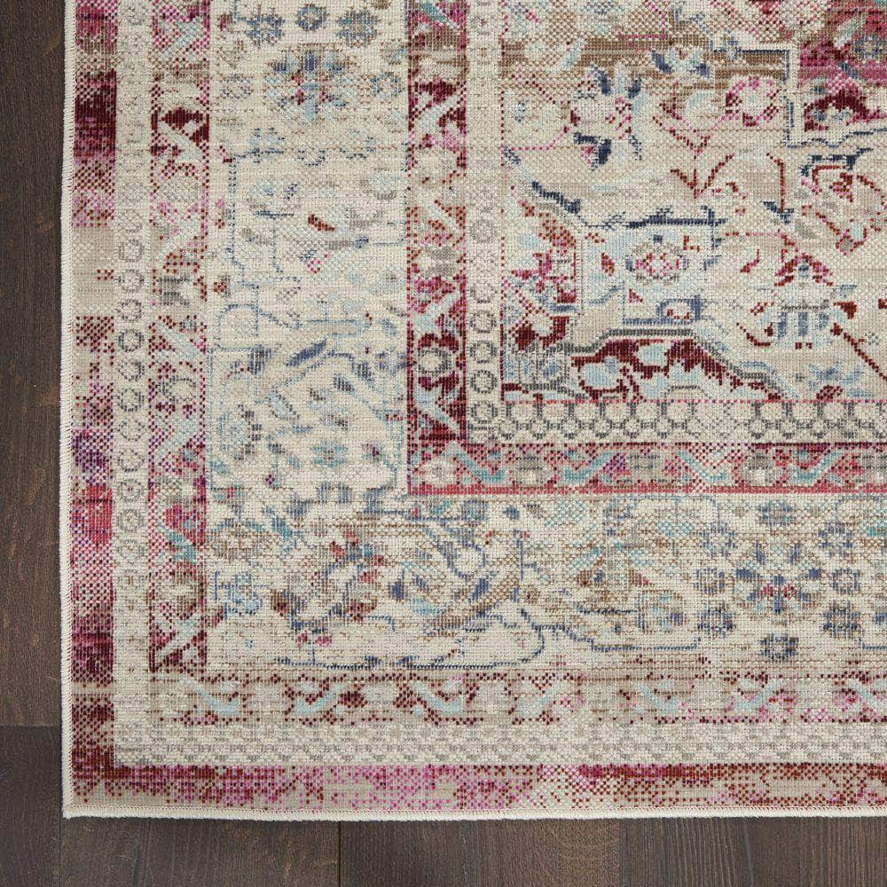 Vintage Kashan VKA07 Red/Ivory Rugs #color_red/ivory