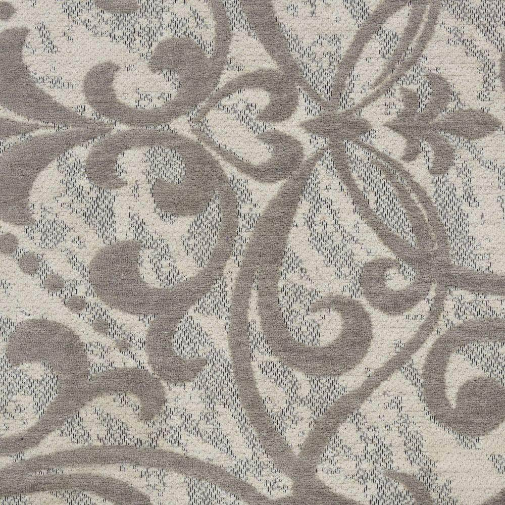 Damask DAS01 Ivory/Grey Rugs #color_ivory/grey