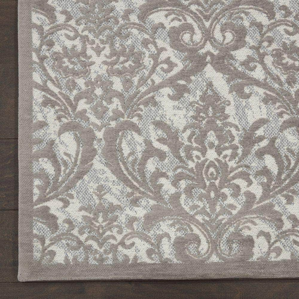 Damask DAS02 Ivory/Grey Rugs #color_ivory/grey