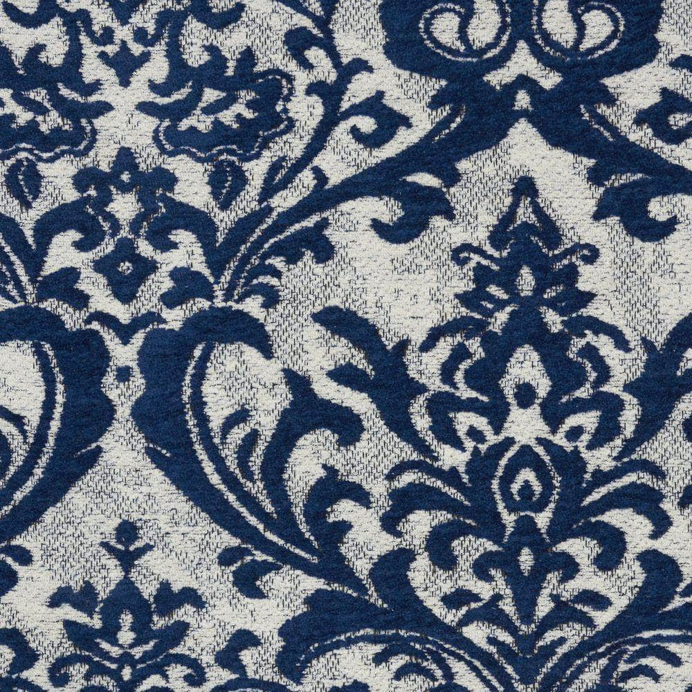 Damask DAS02 Ivory/Navy Rugs #color_ivory/navy