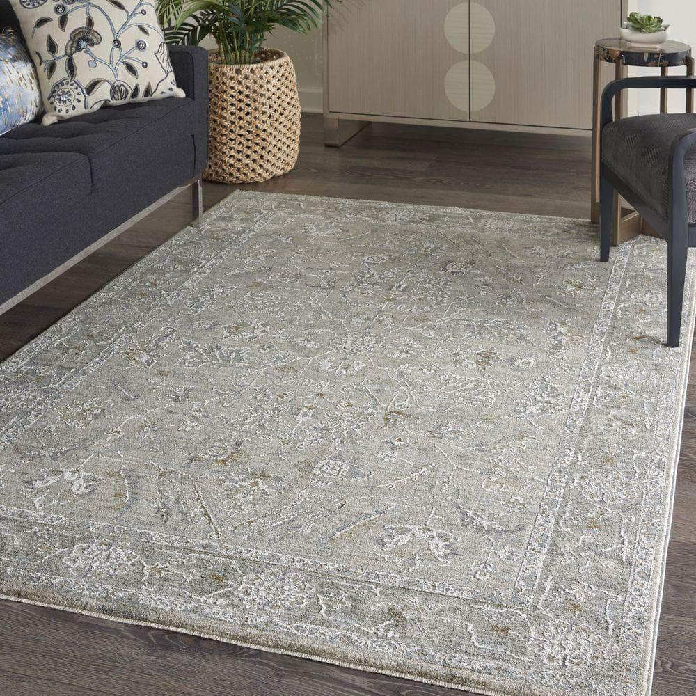 Asher ASR01 Lt Grey Rugs #color_lt grey