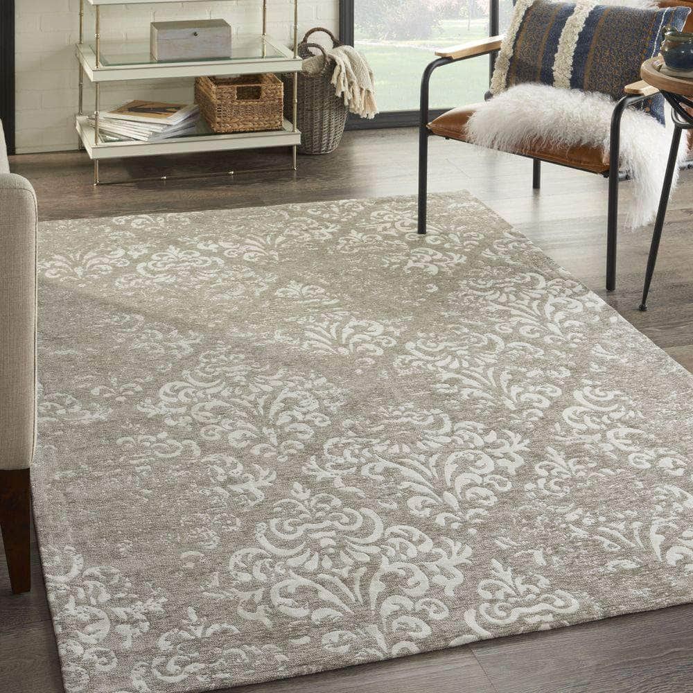 Damask DAS03 Ivory Rugs #color_ivory