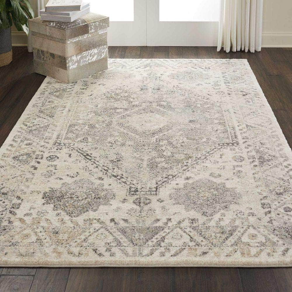 Fusion FSS11 Cream/Grey Rugs #color_cream/grey