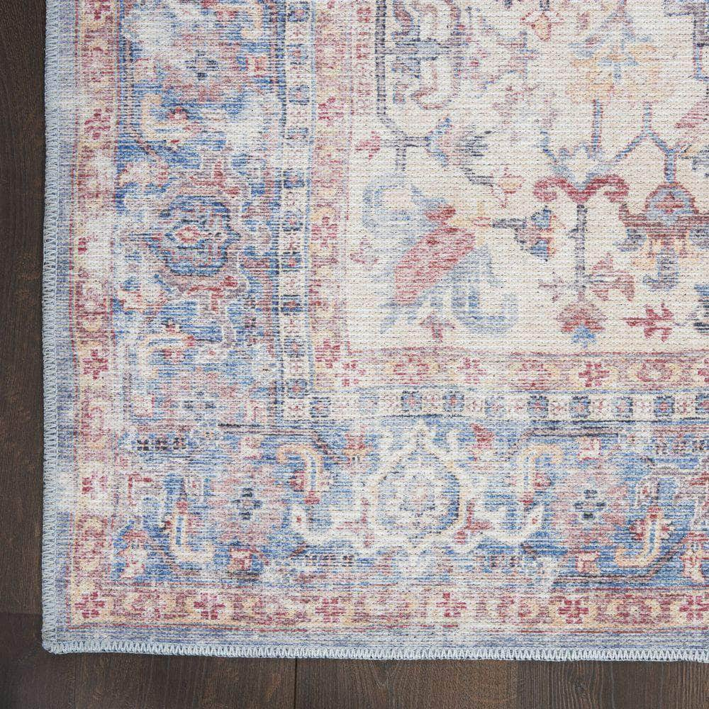 Nc Series 1 SR104 Blue/Multi Rugs #color_blue/multi