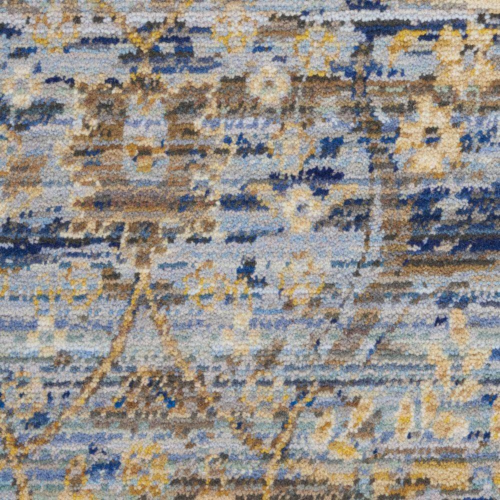 Majestic MST01 Beige/Blue Rugs #color_beige/blue