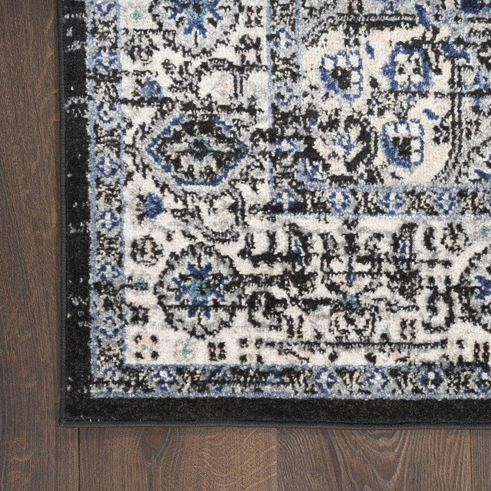 Passion PSN03 Black Ivory Rugs #color_black ivory