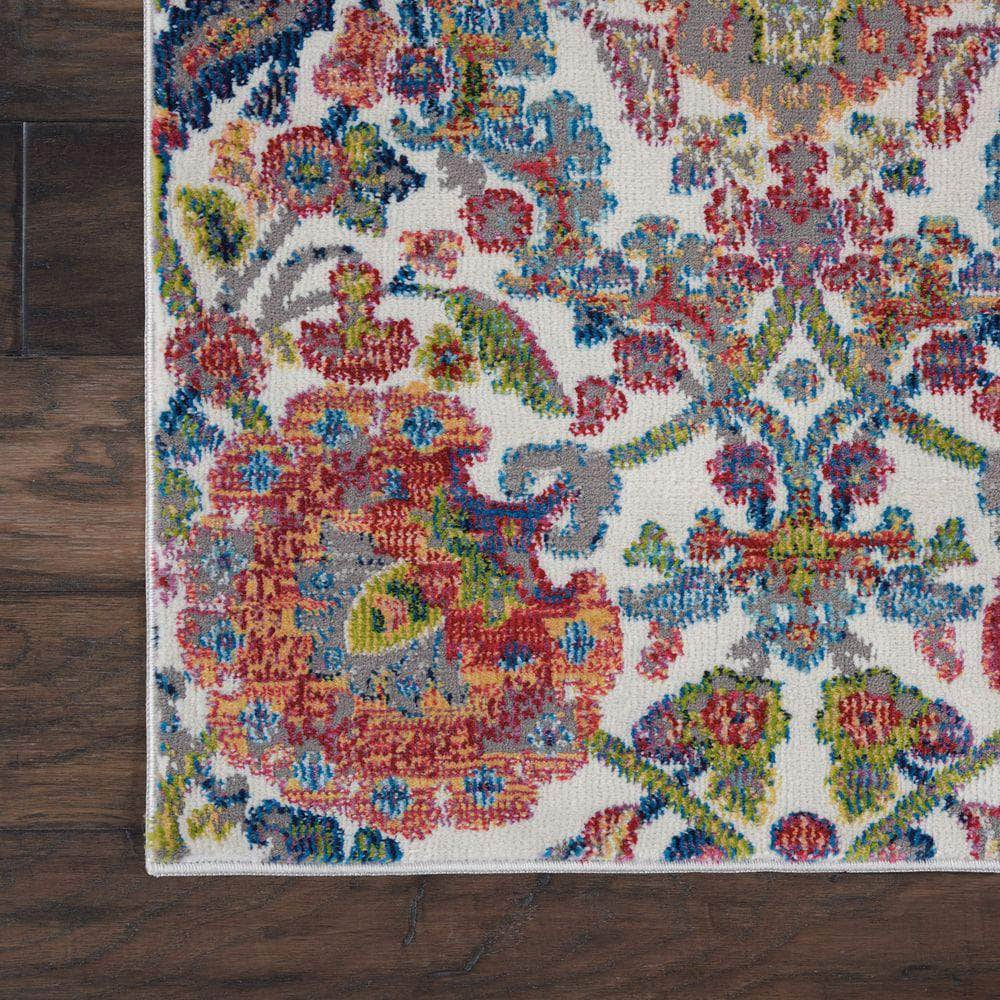 Global Vintage GLB06 Ivory/Blue Rugs #color_ivory/blue