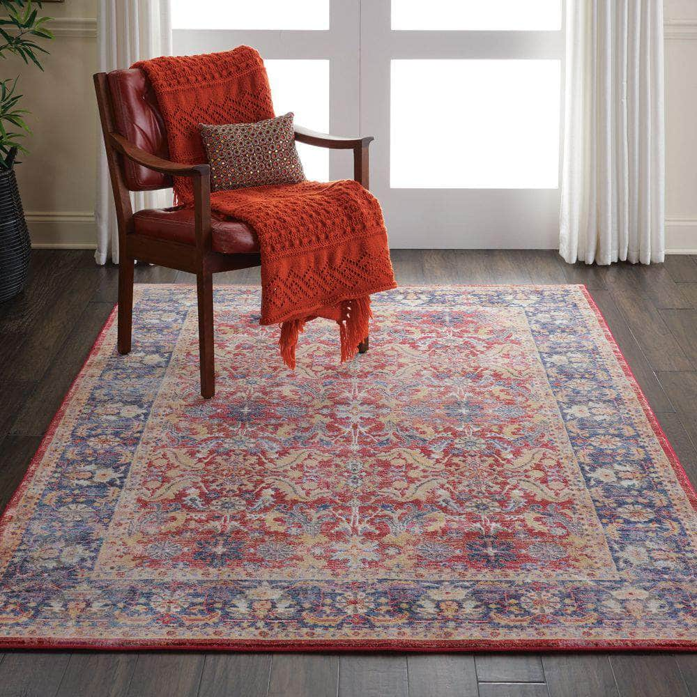 Global Vintage GLB02 Red Rugs #color_red