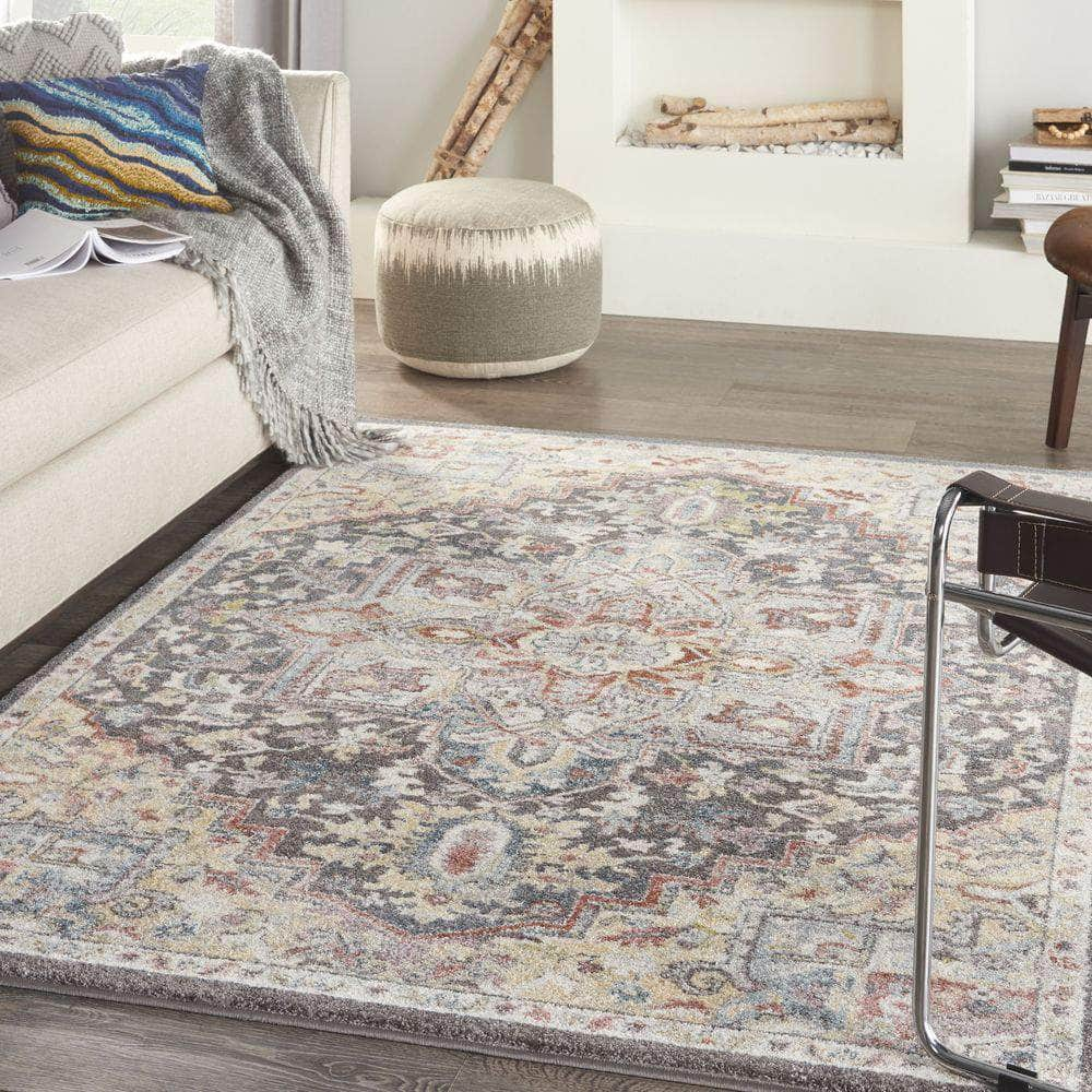 Juniper JPR04 Charcoal Multi Rugs #color_charcoal multi