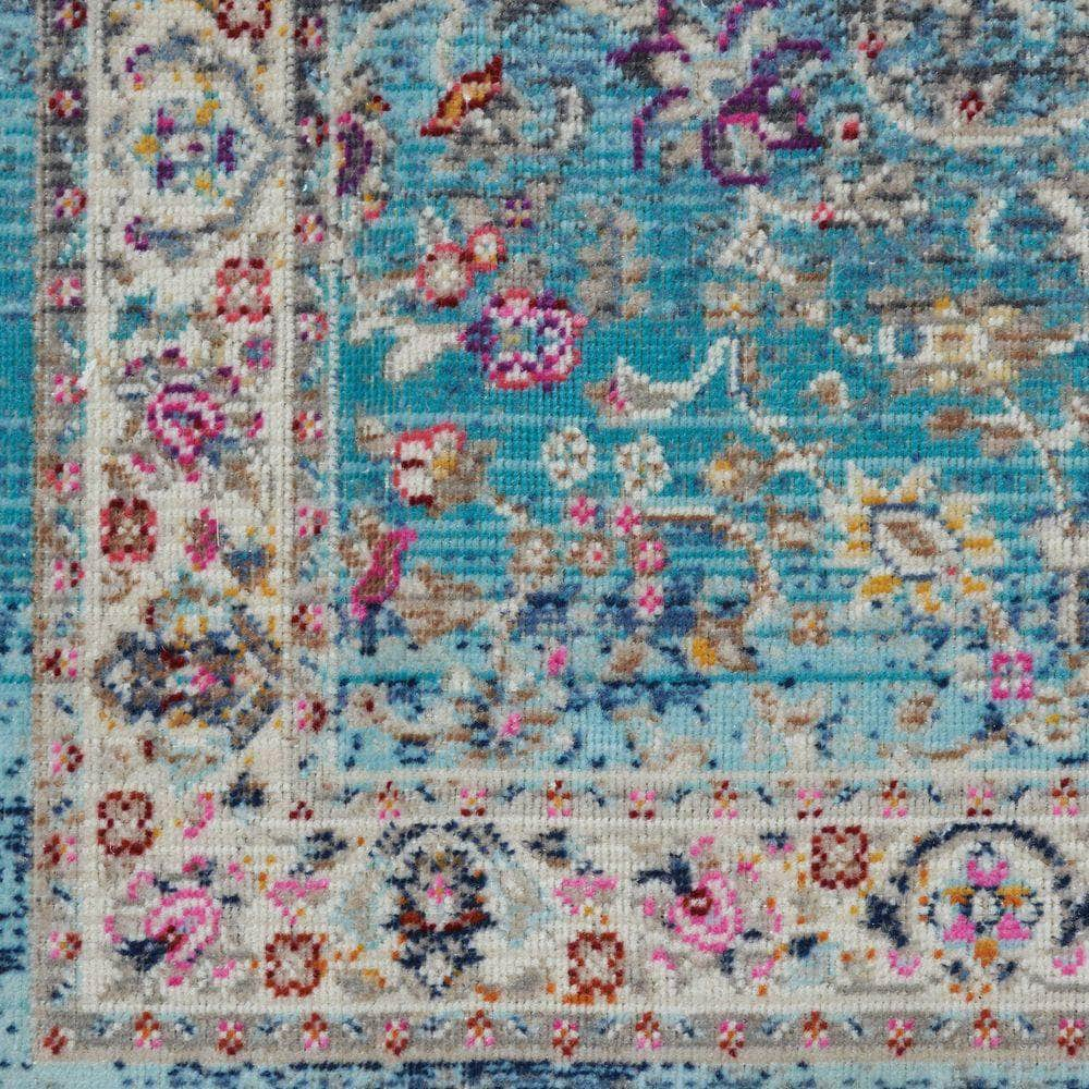 Vintage Kashan VKA01 Blue Rugs #color_blue