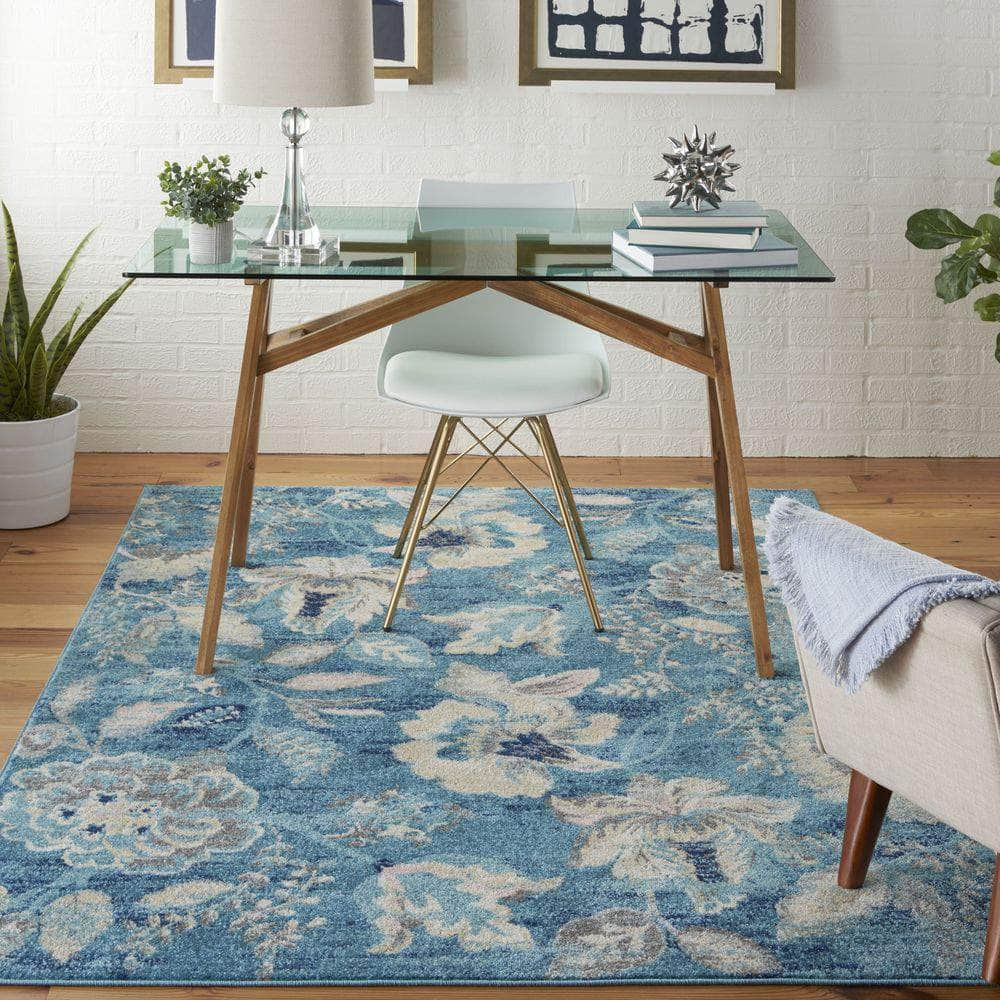 Tranquil TRA02 Turquoise Rugs #color_turquoise