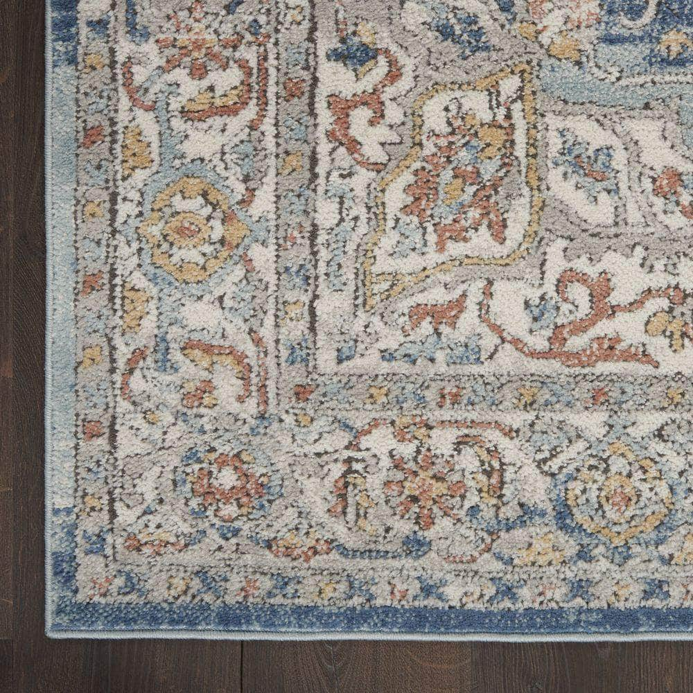 Concerto CNC11 Ivory Blue Rugs #color_ivory blue