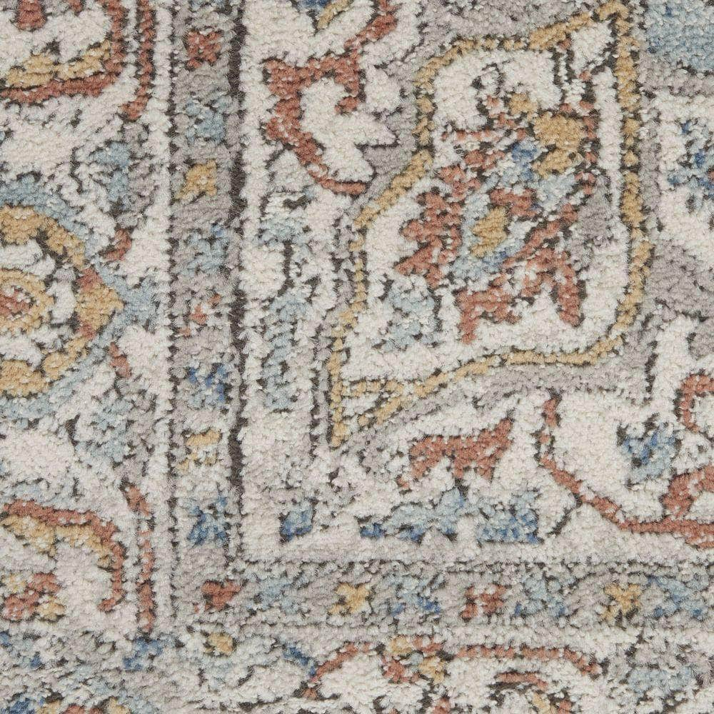 Concerto CNC11 Ivory Blue Rugs #color_ivory blue