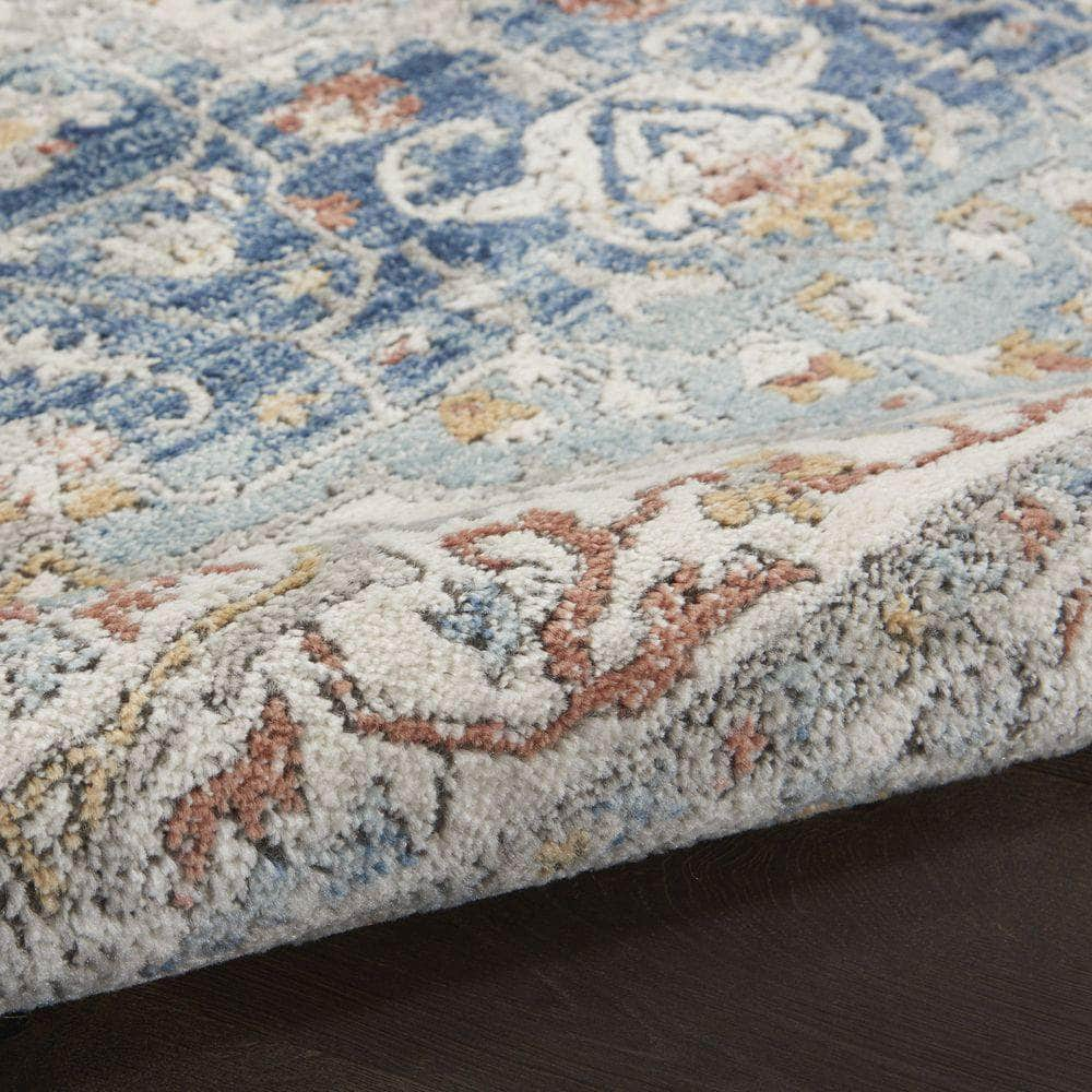 Concerto CNC11 Ivory Blue Rugs #color_ivory blue