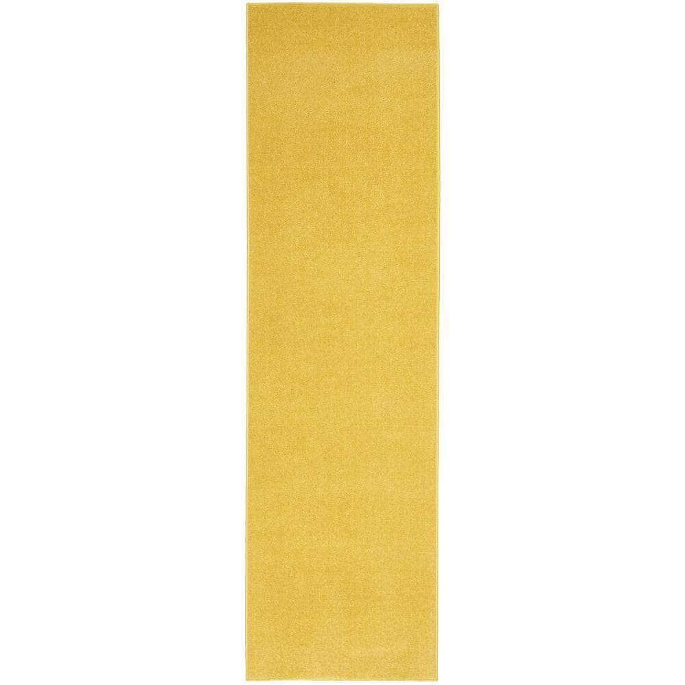 Nourison Essentials NRE01 Yellow Rugs #color_yellow