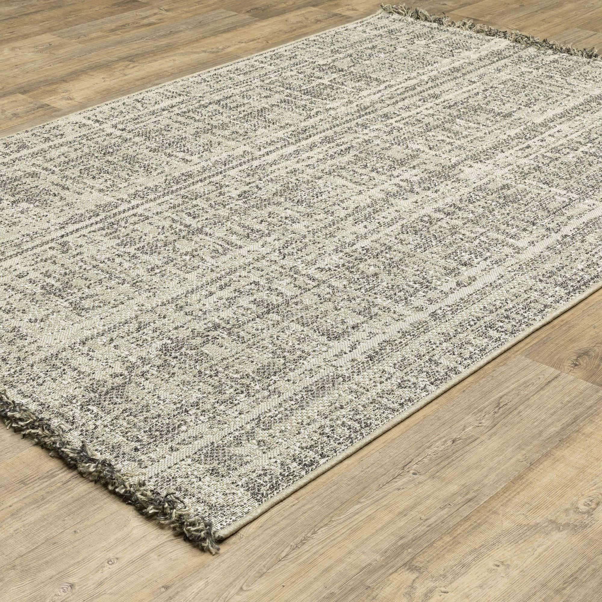 Power-Loomed 4928H Beige Rugs #color_beige