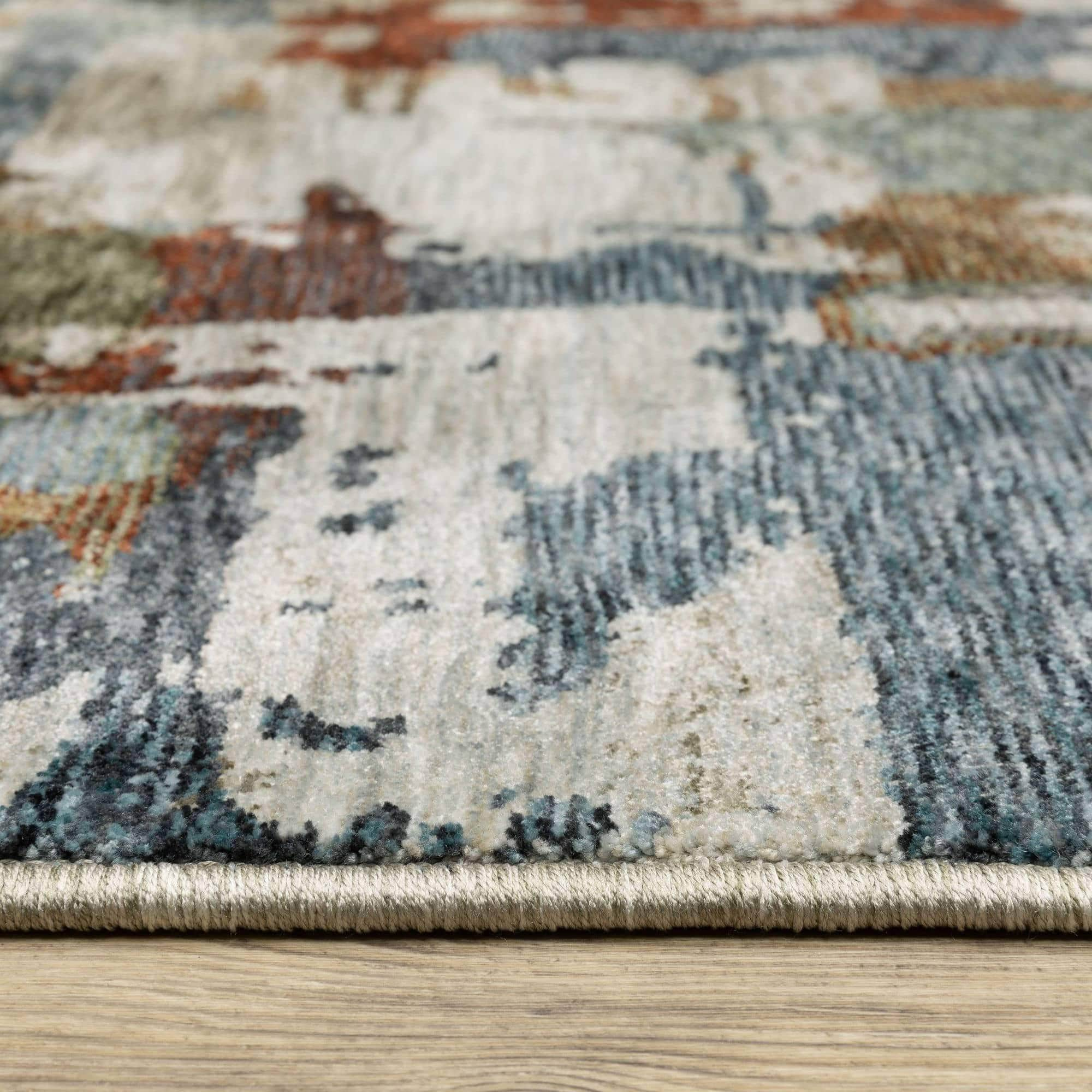 Power-Loomed HAY02 Beige Rugs #color_beige