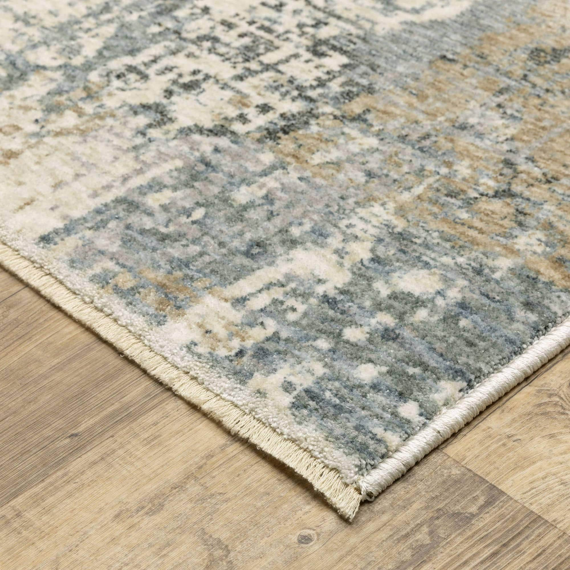 Power-Loomed HAY08 Beige Rugs #color_beige