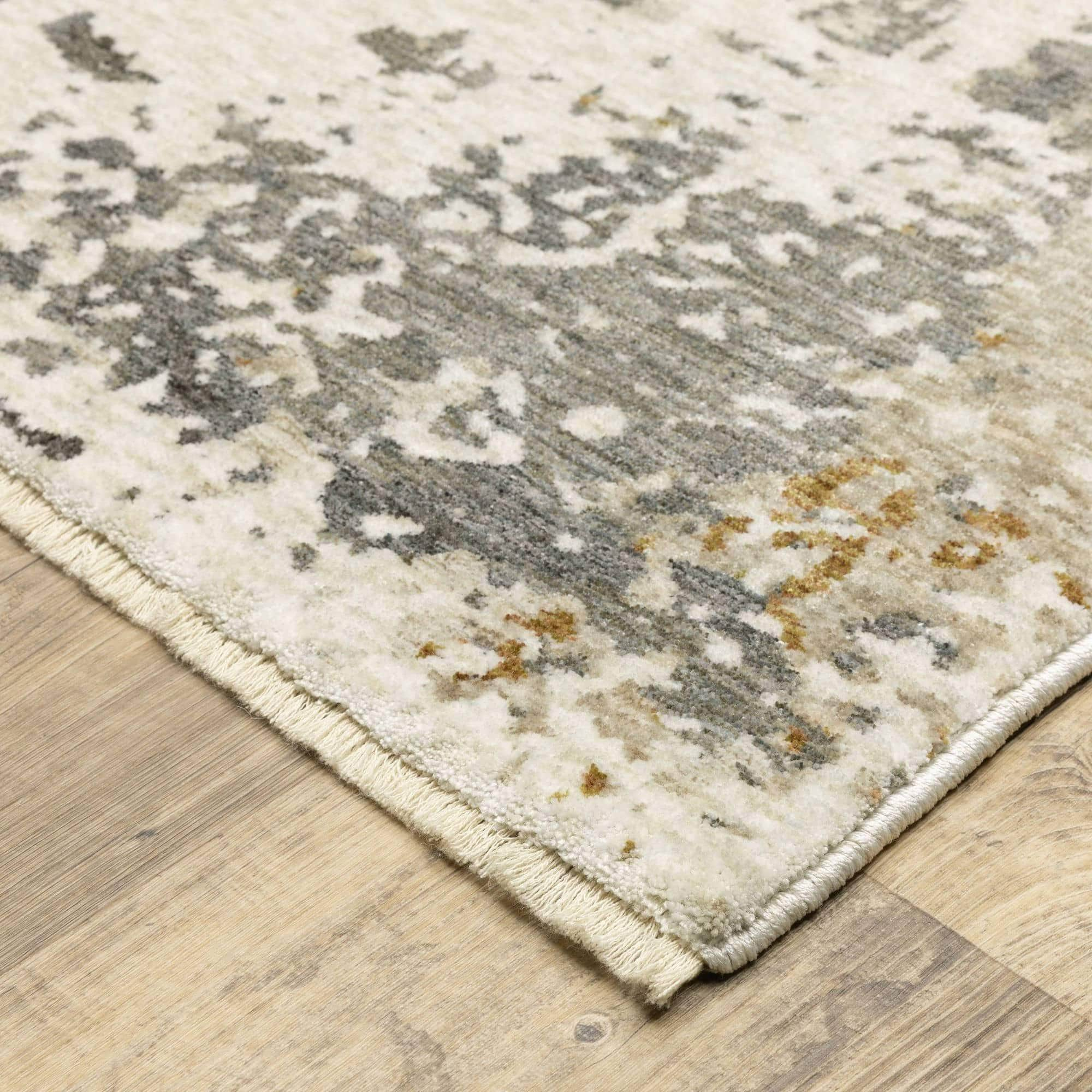 Power-Loomed HAY10 Beige Rugs #color_beige