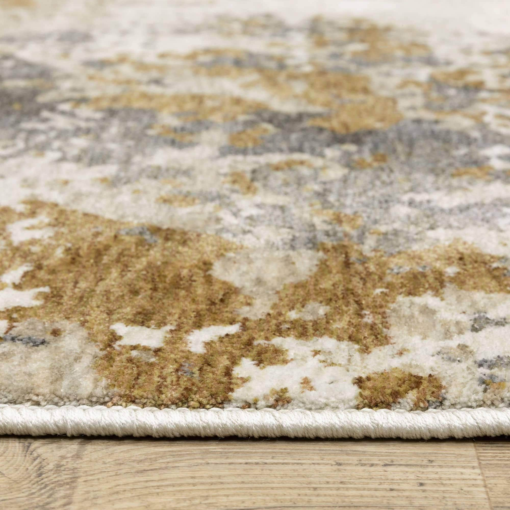 Power-Loomed HAY10 Beige Rugs #color_beige