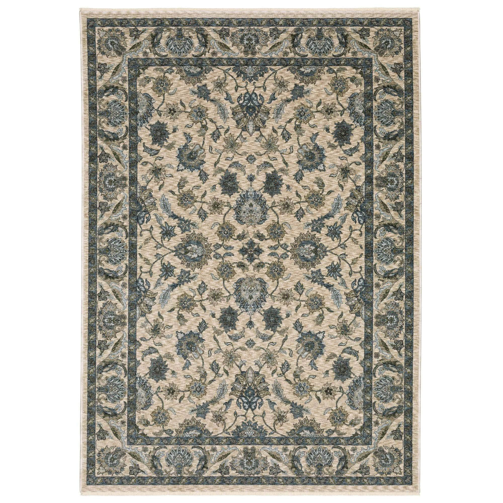 Power-Loomed 070I1 Beige Rugs #color_beige