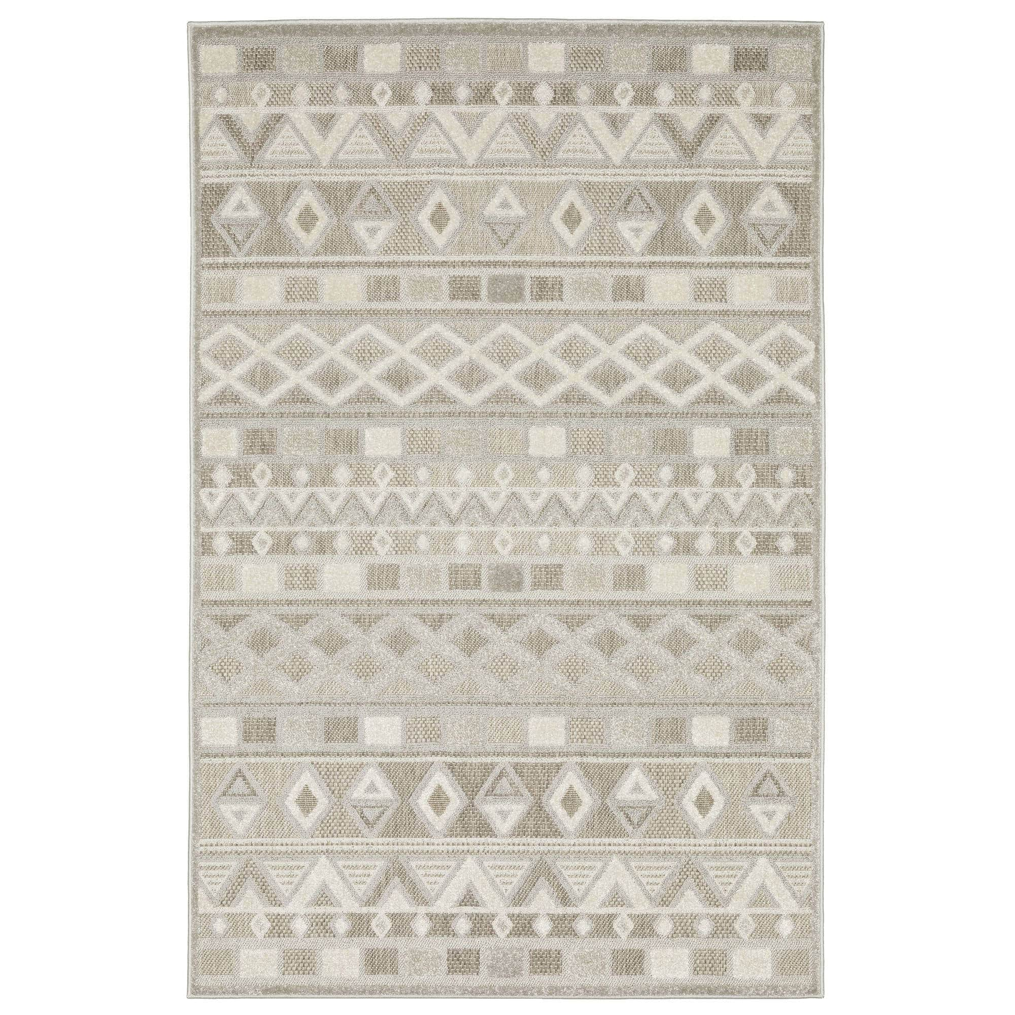 Power-Loomed Tangier TAN09 Beige Rugs #color_beige