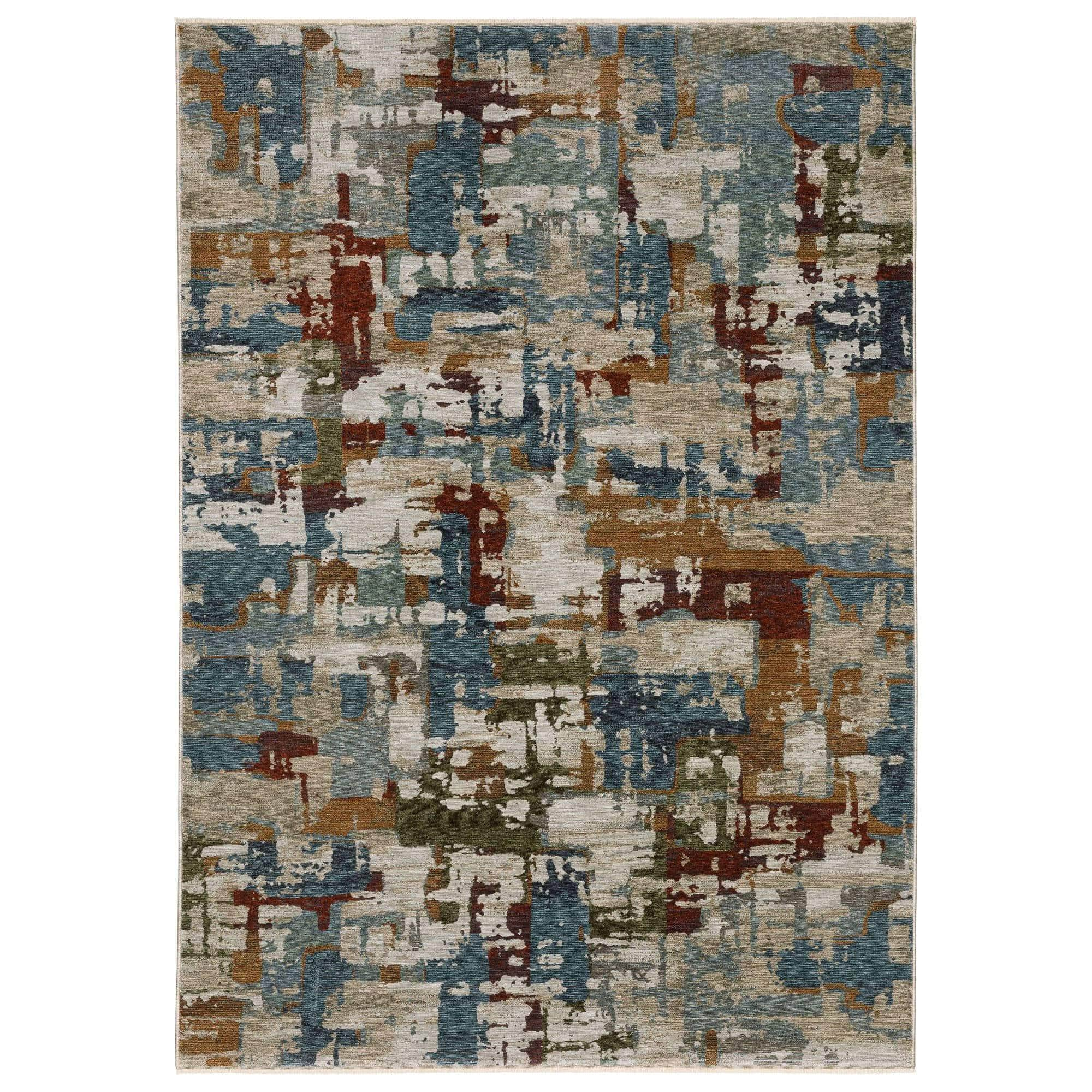 Power-Loomed HAY02 Beige Rugs #color_beige