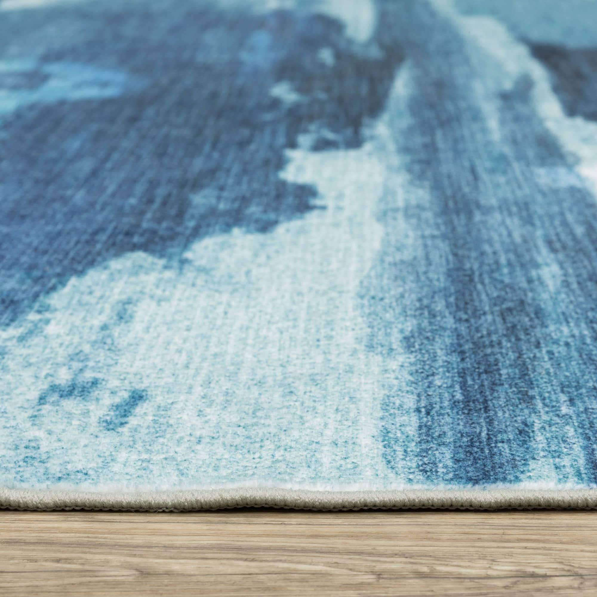 Machine-Print SUM10 Blue Rugs #color_blue