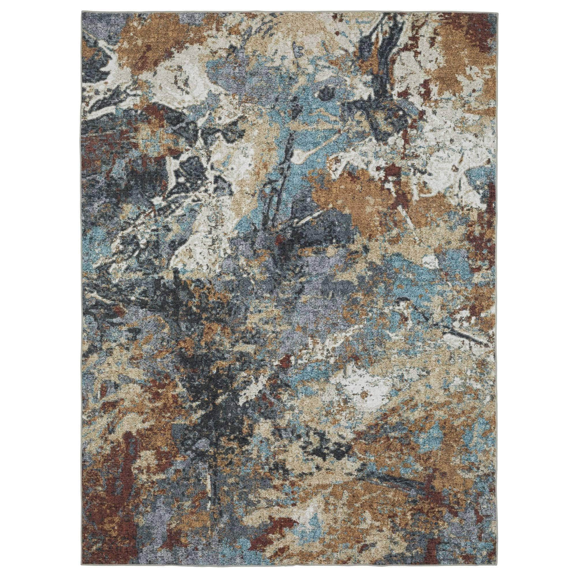 Machine-Print SUM13 Blue Rugs #color_blue