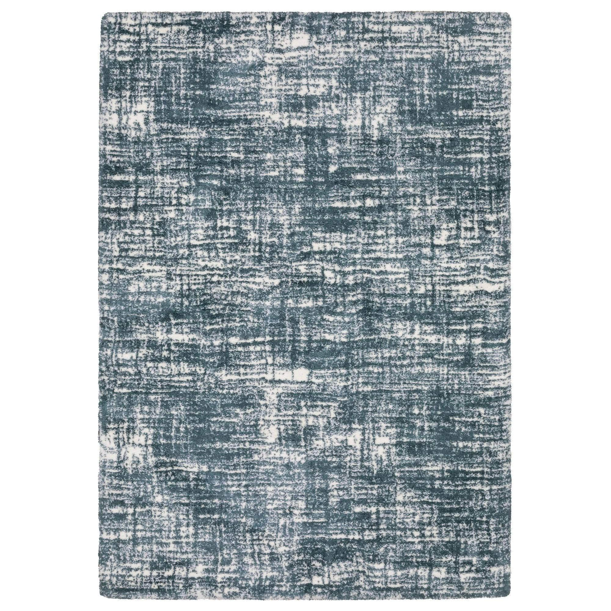 Power-Loomed Galileo GAL08 Blue Rugs #color_blue