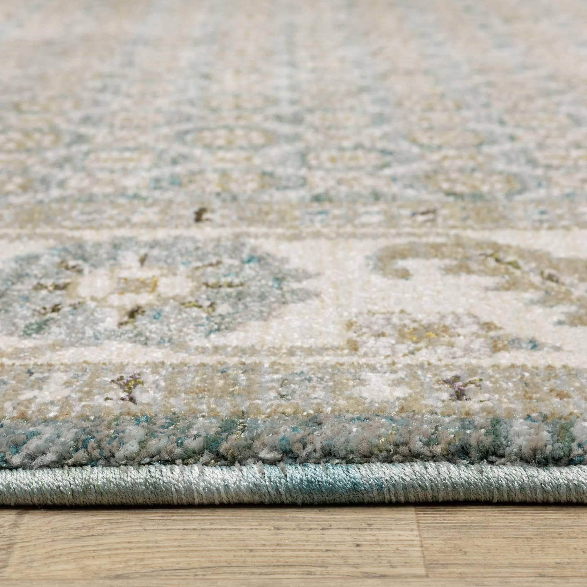 Power-Loomed 2429A Blue Rugs #color_blue