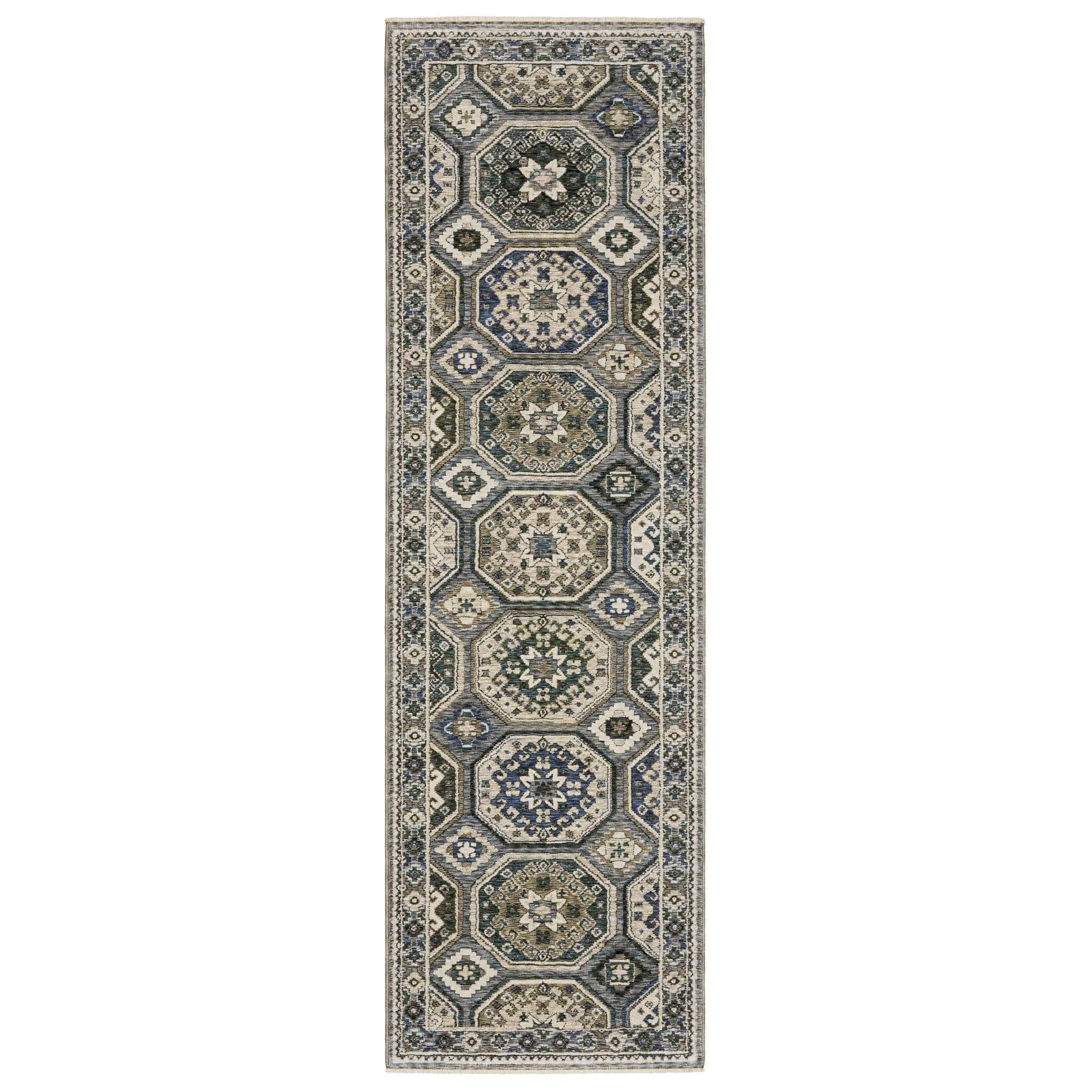 Power-Loomed Hastings HA05R Ivory Rugs #color_ivory