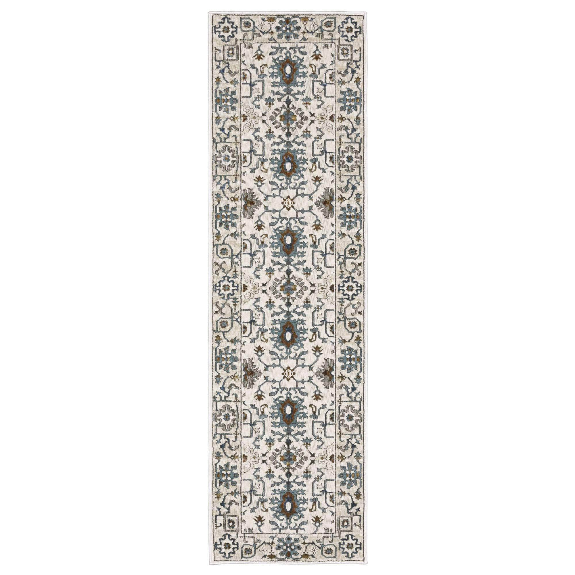 Power-Loomed ELL10 Ivory Rugs #color_ivory