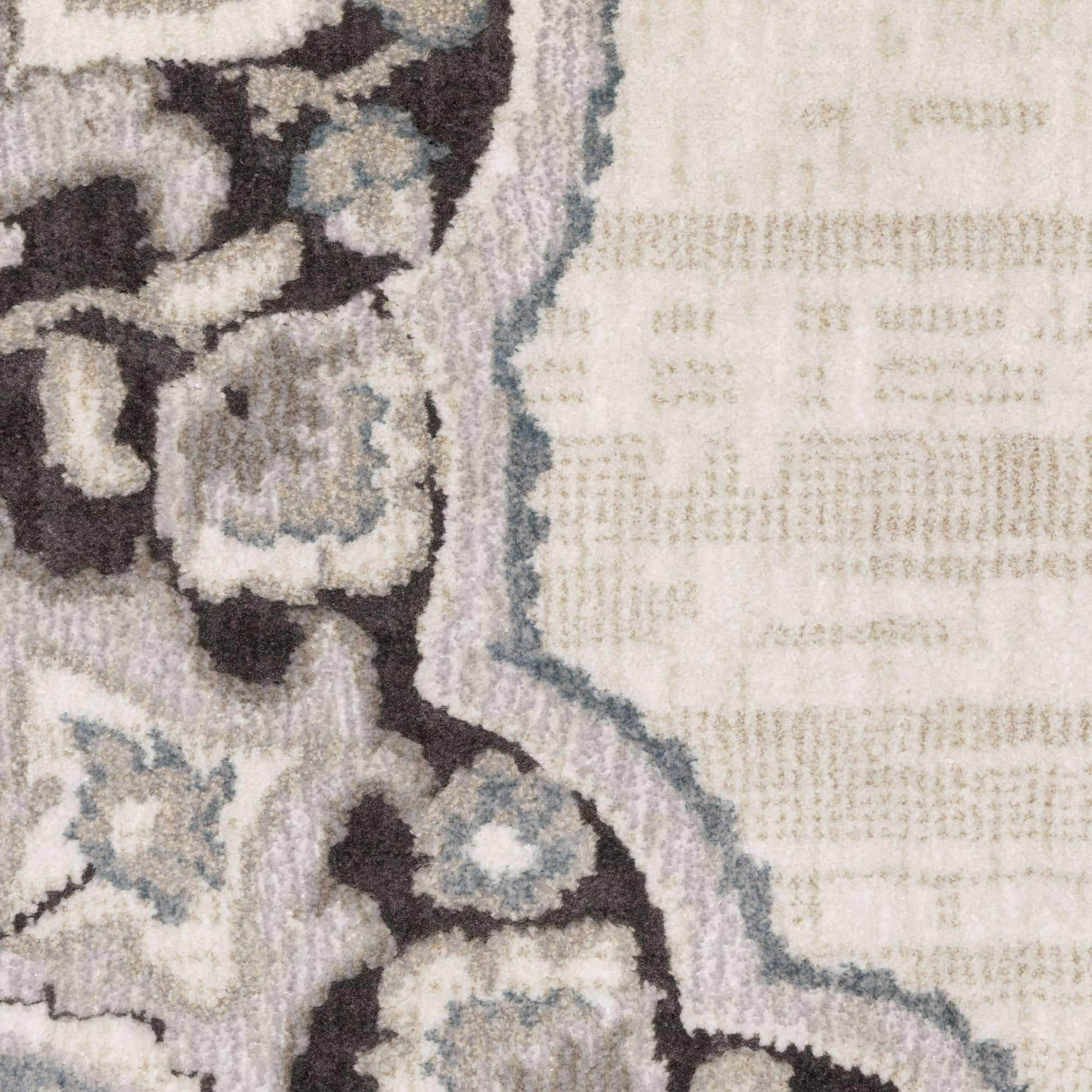 Power-Loomed ELL01 Ivory Rugs #color_ivory