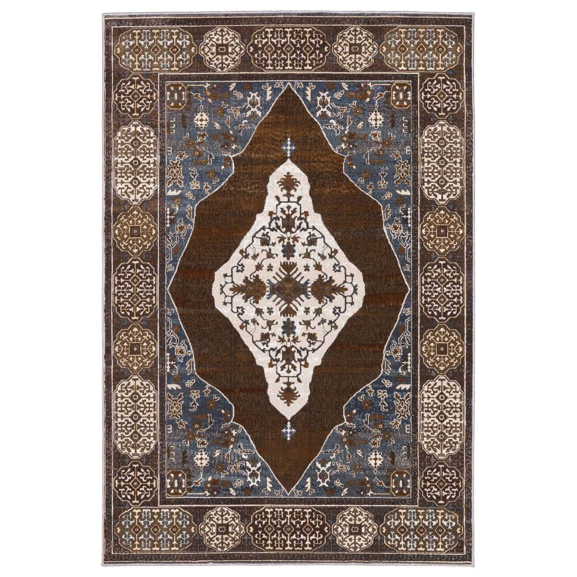 Power-Loomed Ellington ELL06 Rust Rugs #color_rust