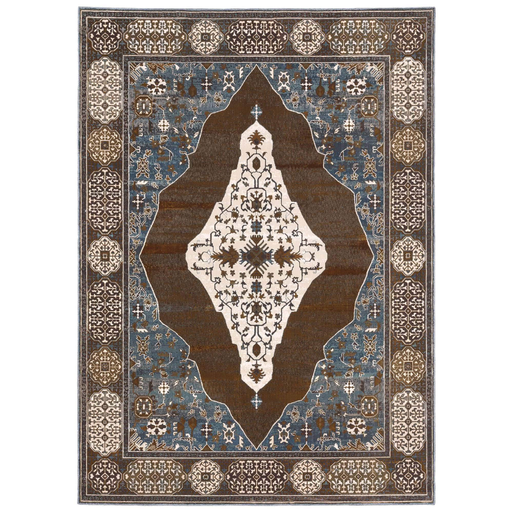 Power-Loomed Ellington ELL06 Rust Rugs #color_rust