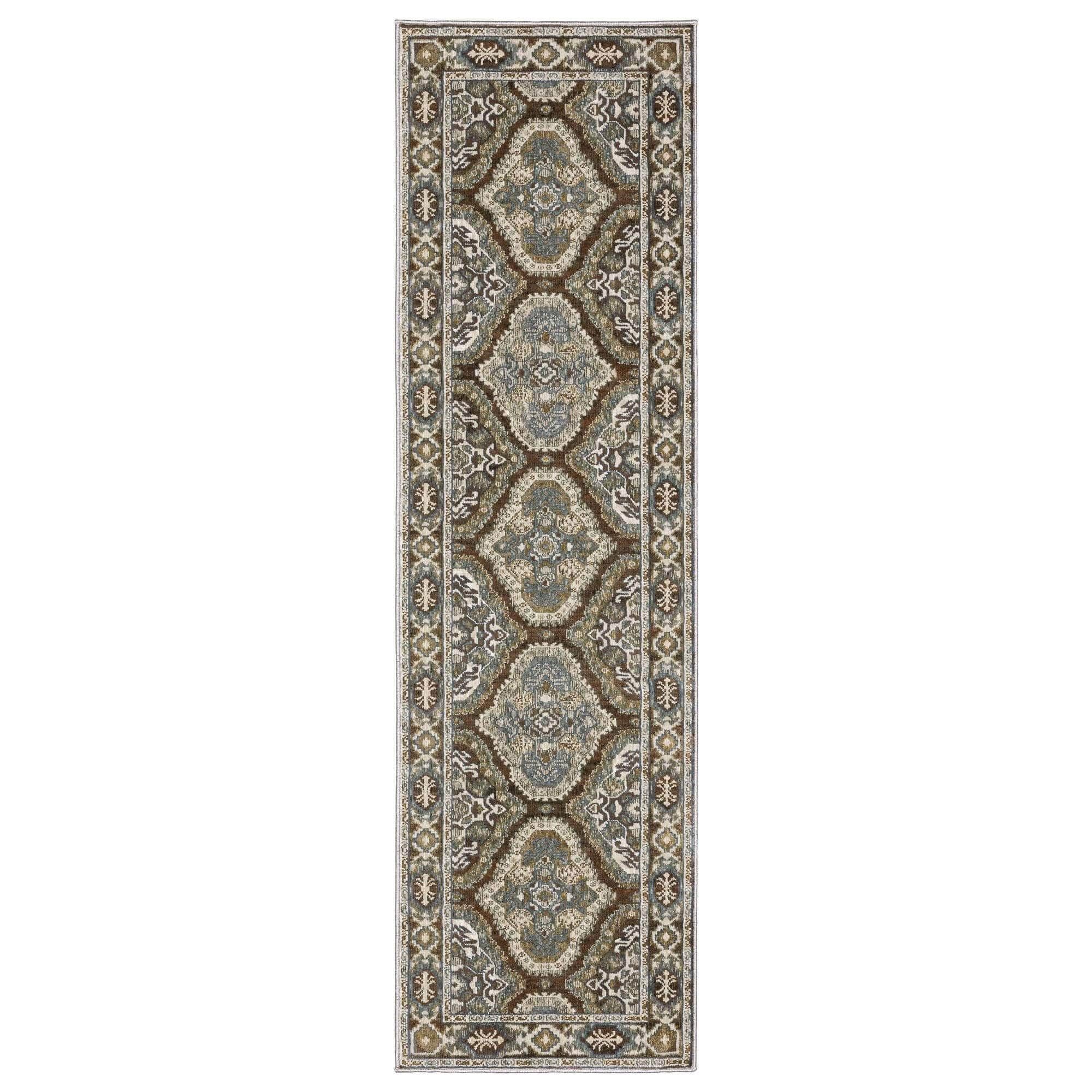 Power-Loomed Ellington ELL02 Rust Rugs #color_rust