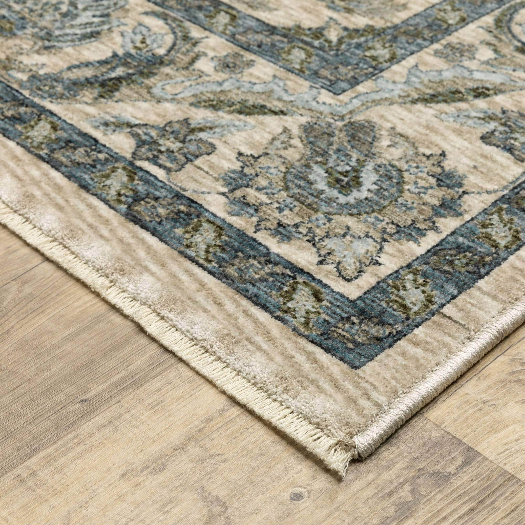 Power-Loomed 070I1 Beige Rugs #color_beige